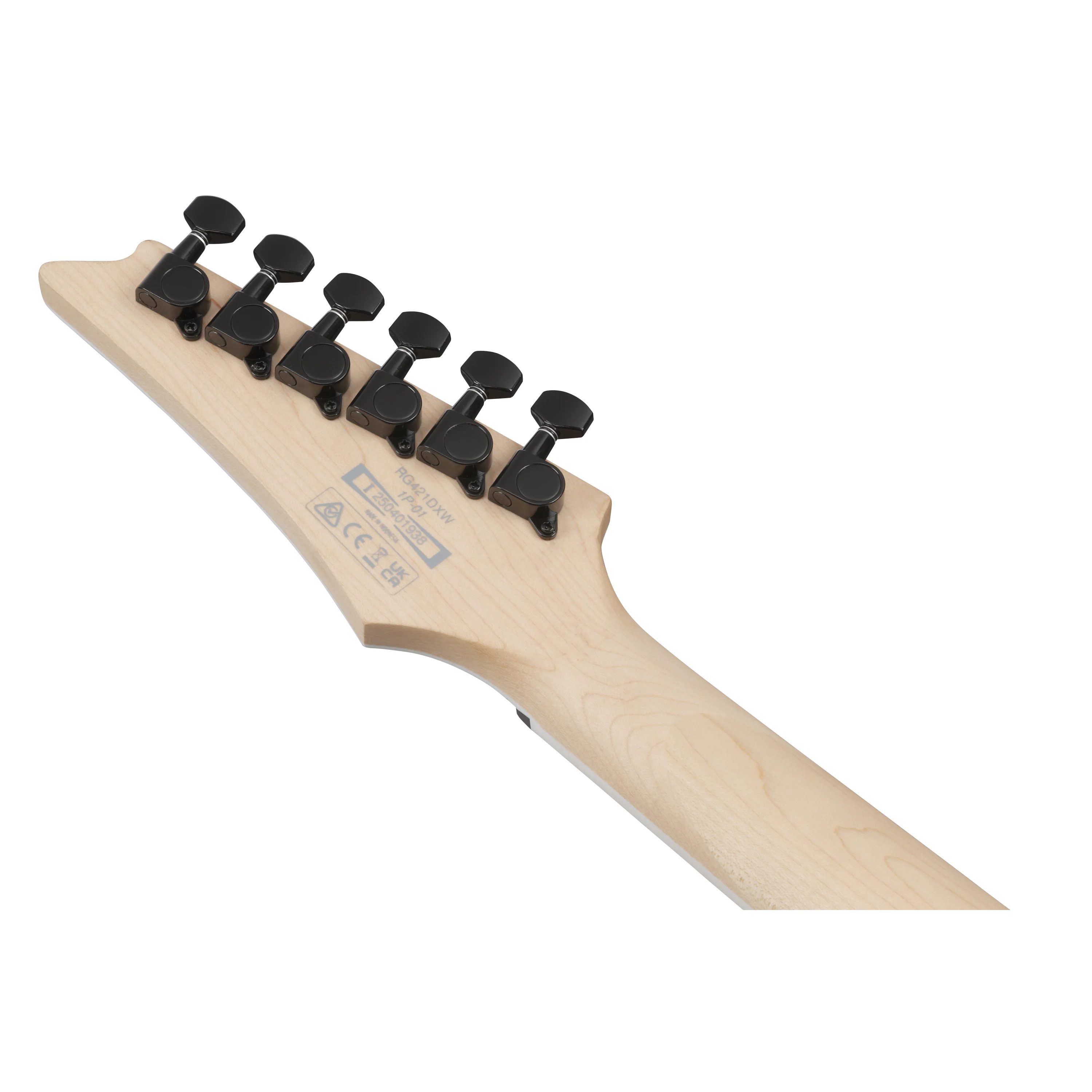 E-Gitarre Ibanez RG421DX-TWS Kopf Rückseite mit Schrauben der Mechaniken